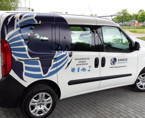 Reklama ant automobilio, Šviesdėžės, Lipdukų gamyba/šalinima / Trigalvis / Darbų pavyzdys ID 451445