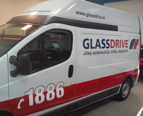 Reklama ant automobilio, Šviesdėžės, Lipdukų gamyba/šalinima / Trigalvis / Darbų pavyzdys ID 451799