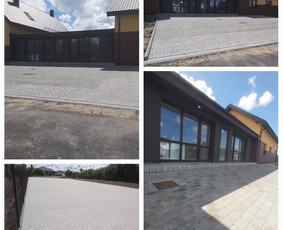 Aplinkos tvarkymas, apželdinimas - Trinkelių Klojimas ,Gerbūvio darbai - 1