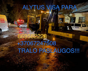 Techninė pagalba kelyje, Tralo paslaugos Alytuje, Visą Parą! / MB Darkasa / Darbų pavyzdys ID 2555090
