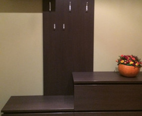 Prieškambario baldų gamyba - Baldų gamyba. Spintos, drabužinės, stumdomos durys. - 3