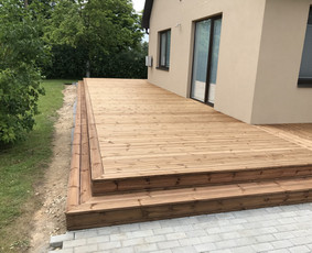 Medinės terasos, stoginės, pavėsinės. / Evaldas Bučius / Darbų pavyzdys ID 2562276