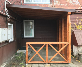 Medinės terasos, stoginės, pavėsinės. / Evaldas Bučius / Darbų pavyzdys ID 2562292