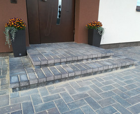 Trinkelių klojimas nuo 11 Eur/m2 - Laiptai iš trinkelių - 2 Laiptai iš trinkelių - Trinkelių klojimas nuo 11 Eur/m2 - 2