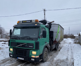Negabaritinių krovinių gabenimas - Krovinių pervežimas / fiskaro krano manipuliatoriaus nuoma - 4