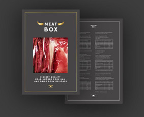 Mėsos perdirbimo "Kanrugėlė " produkto linijos "Meat Box" pakuotė