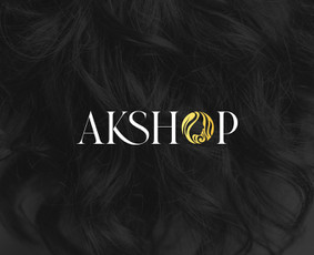 AKShop logotipas plaukų priežiūrai