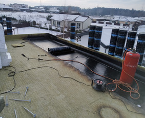 Stogų dengimas bitumine danga - Individualių namų statyba, karkasiniai namai, stogai - 2