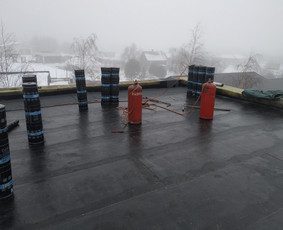 Stogų dengimas bitumine danga - Individualių namų statyba, karkasiniai namai, stogai - 1