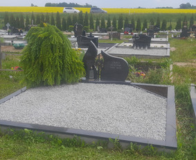 Kapavietės užpylimas skaldele - Nuolatinė kapų priežiūra, kapų tvarkymas - 2