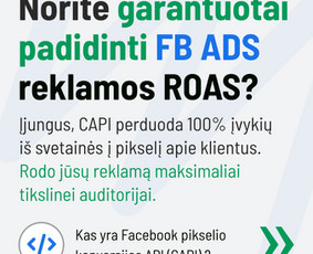 Ne reklama. Pardavimų sistema (Google + Meta + Konversijos) / Sergejus Neverovas / Darbų pavyzdys ID 2572532