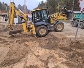 Ekskavatorinio krautuvo račioko bobcat nuoma skalda žvyras / Technika žemės kasimo darbai / Darbų pavyzdys ID 2573366