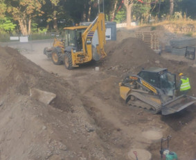 Ekskavatorinio krautuvo račioko bobcat nuoma skalda žvyras / Technika žemės kasimo darbai / Darbų pavyzdys ID 2573368