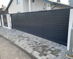 Tvoros, stumdomi vartai,atveriami vartai, vartų automatika - Betoninės tvoros - 4 Betoninės tvoros - Tvoros, stumdomi vartai,atveriami vartai, vartų automatika - 4