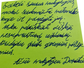 Kviečiu moksleivius ir studentus į sėkmės kelionę! / Šaunioji matematika (Donatas) / Darbų pavyzdys ID 2576250