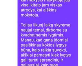 Kviečiu moksleivius ir studentus į sėkmės kelionę! / Šaunioji matematika (Donatas) / Darbų pavyzdys ID 2576264