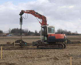 Polių gręžimas - Cfa polių gręžimas atviro tipo polių gręžimas ekskavatorius - 4