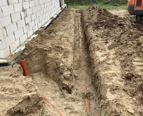 Drenažo įrengimas - Cfa polių gręžimas atviro tipo polių gręžimas ekskavatorius - 2