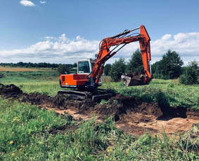 Mini ekskavatoriaus nuoma - Cfa polių gręžimas atviro tipo polių gręžimas ekskavatorius - 3