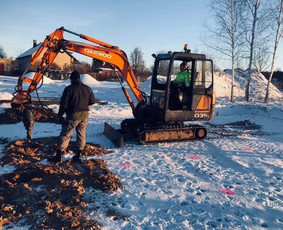 Ekskavatoriaus nuoma - Cfa polių gręžimas atviro tipo polių gręžimas ekskavatorius - 4