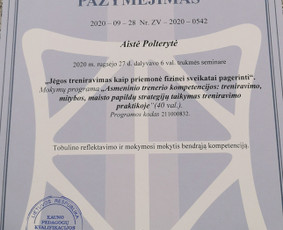 Asmeninė trenerė Aistė / Aistė Polterytė / Darbų pavyzdys ID 2581640