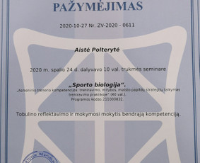 Asmeninė trenerė Aistė / Aistė Polterytė / Darbų pavyzdys ID 2581642