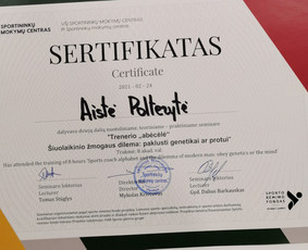 Asmeninė trenerė Aistė / Aistė Polterytė / Darbų pavyzdys ID 2581650
