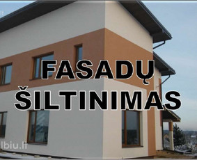 Fasadų apšiltinimo bei apdailos darbai - Fasadų, sienų šiltinimas - 1 Fasadų, sienų šiltinimas - Fasadų apšiltinimo bei apdailos darbai - 1