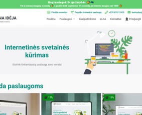 Svetainių, El. parduotuvių, Seo, logotipo ir reklamų kūrimas / Tautvydas Zaurynas / Darbų pavyzdys ID 2584746