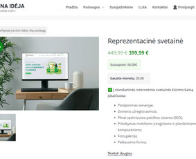 Svetainių, El. parduotuvių, Seo, logotipo ir reklamų kūrimas / Tautvydas Zaurynas / Darbų pavyzdys ID 2584752