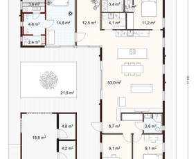 Rastinių namų statyba iš klijuotos medienos / UAB Medinis namelis / Darbų pavyzdys ID 2585630