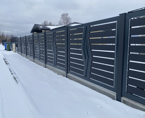 Metalinės tvoros - Modernių tvorų, vartų ir vartelių gamyba, automatizavimas - 1