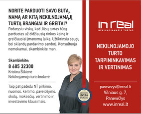 Nekilnojamojo turto brokerė Kristina Šlikienė - Kitos kategorijos - 2 Kitos kategorijos - Nekilnojamojo turto brokerė Kristina Šlikienė - 2