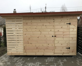 Medinės terasos, stoginės, pavėsinės. - Sandėliukų gamyba, statyba - 3 Sandėliukų gamyba, statyba - Medinės terasos, stoginės, pavėsinės. - 3