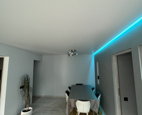 Elektros darbai - nuo įvado, iki rozečių. - LED juostos montavimas - 2 LED juostos montavimas - Elektros darbai - nuo įvado, iki rozečių. - 2