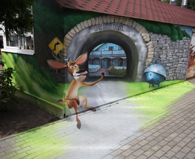 3D paveikslų tapyba - Mstudija - sienų tapyba, 3D pie&scaron;iniai, graffiti. - 4