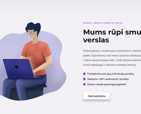 Svetainių kūrimas - Greitas internetinių svetainių kūrimas ir priežiūra - 1