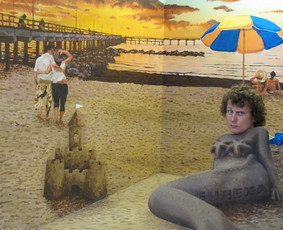 3D iliuzija foto siena, Iliuzijų namas Eureka, Palanga