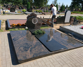 Paminklai, Granitinės plokštės,kapų tvarkymas. / Arnas B. / Darbų pavyzdys ID 2599292