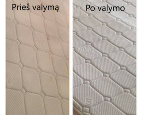 Kokybiškas, giluminis čiužinių valymas
