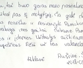 Matematika - skubus ruošimas egaminams / Tomas / Darbų pavyzdys ID 461073