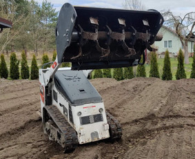 Mini Cat ekskavatoriaus / Mini Bobcat Mt100 paslaugos - Žemės frezavimas - 3 Žemės frezavimas - Mini Cat ekskavatoriaus / Mini Bobcat Mt100 paslaugos - 3