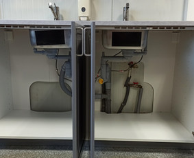 Smulkūs santechnikos darbai - Grindjuosčių montavimas, virtuvės mont., meistras namuose - 3