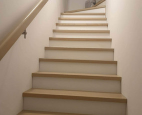 Laiptų pakopų gamyba - Medienos masyvo gaminiai , Bei jų montavimas - 1