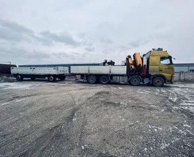 Fiskaras krovinių pervežimas kranas manipuliatorius tralas / Uab Audkasta / Darbų pavyzdys ID 2618190