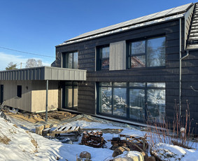 Šlaitiniu stogų ir ventiliuojamų fasadų įrengimas / Wood House / Darbų pavyzdys ID 2618884