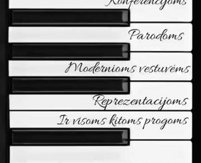 Džiazo pianistas ir grupė / Linas Karaliūnas / Darbų pavyzdys ID 2620478