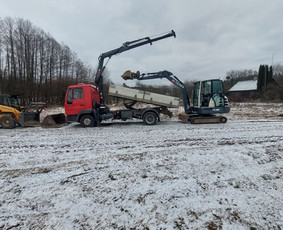 Mini Ekskavatoriaus, bobcat, savivarčio ir krano paslaugos / MB LANDCORAS / Darbų pavyzdys ID 2622998