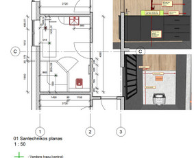 Interjero dizainas, Eksterjero dizainas, Vizualizacijos / E3DVĖ / Darbų pavyzdys ID 2624132