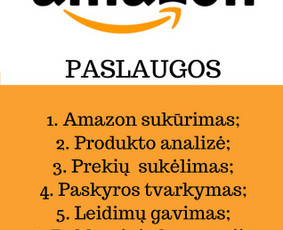Konsultacija Amazon, Allegro, Kaufland klausimais - Paslaugos verslui - 2 Paslaugos verslui - Konsultacija Amazon, Allegro, Kaufland klausimais - 2